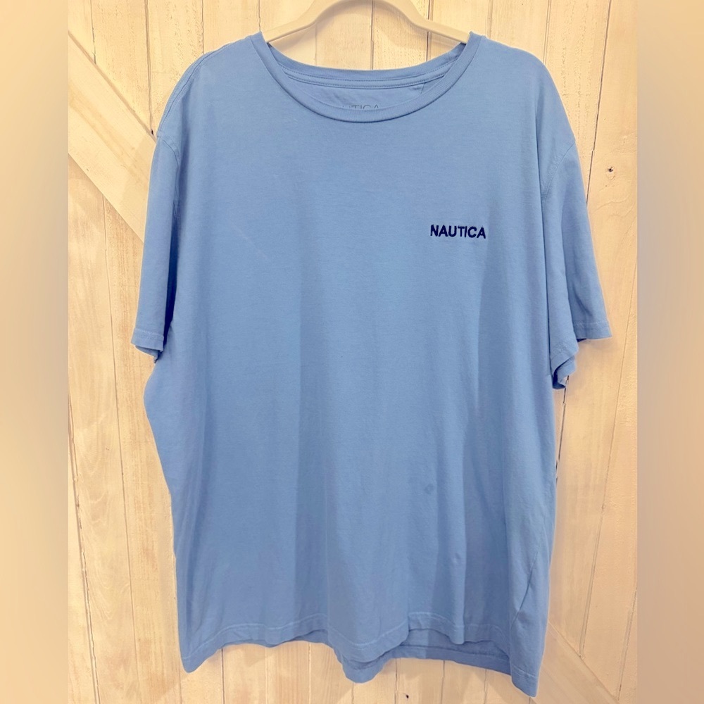 Nautica Men's Classic Blue Tee Size - Men XXL